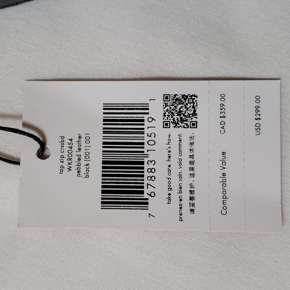 SOLD-Kate Spade Leila Top Zip Crossbody Black - Picture 12 of 12